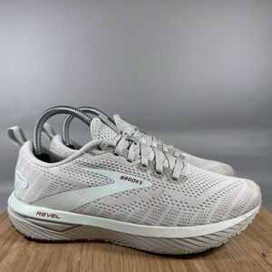 Brooks Womens Revel 6 Grey Running Comfort Shoes Athletic Sneakers Size 8